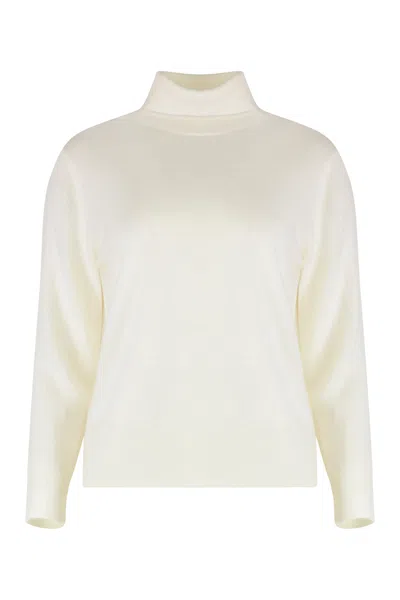 VINCE VINCE TURTLENECK SWEATER IN WOOL AND SILK