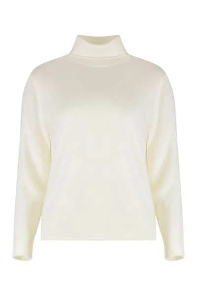 VINCE VINCE TURTLENECK SWEATER IN WOOL AND SILK