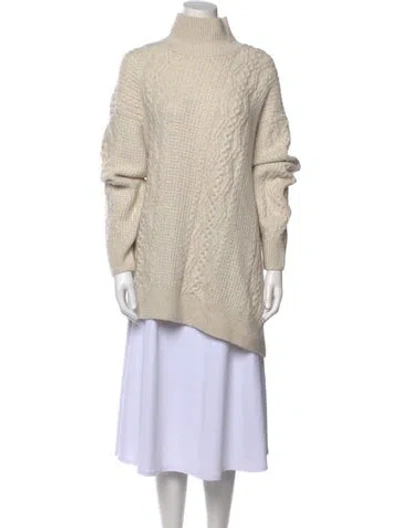 Pre-owned Vince Turtleneck Sweater In Neutral