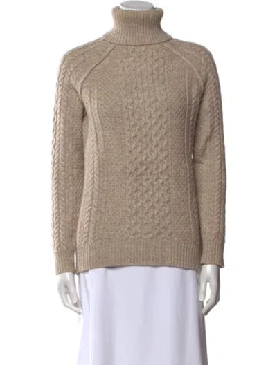 Pre-owned Vince Turtleneck Sweater In Neutral