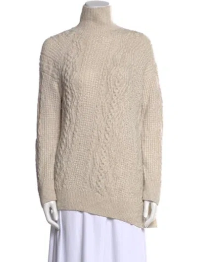 Pre-owned Vince Turtleneck Sweater In Neutral