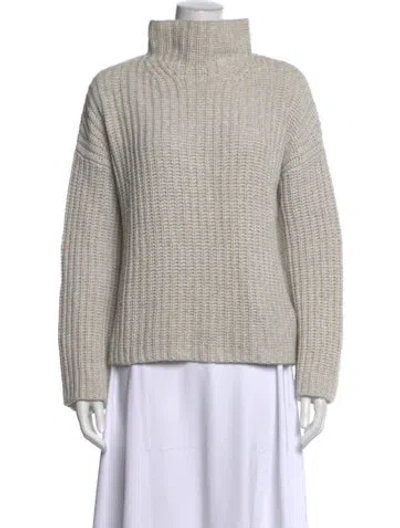 Pre-owned Vince Turtleneck Sweater In Neutral