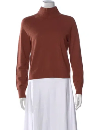Pre-owned Vince Turtleneck Sweater In Orange