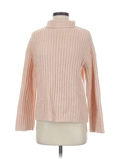 Pre-owned Vince Turtleneck Sweater In Pink