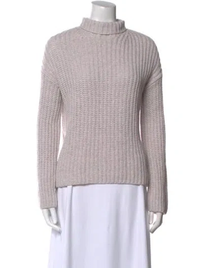 Pre-owned Vince Turtleneck Sweater In Purple