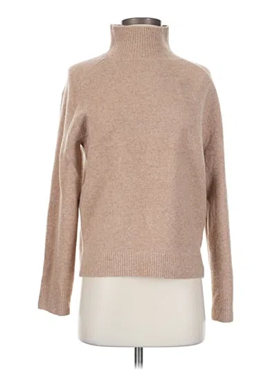 Pre-owned Vince Turtleneck Sweater In Tan