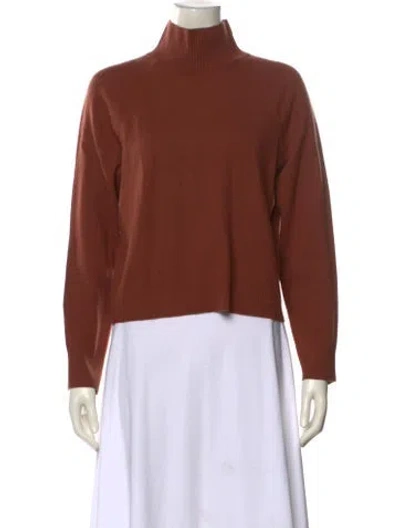Pre-owned Vince Turtleneck Sweater W/ Tags In Brown