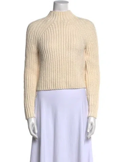 Pre-owned Vince Turtleneck Sweater W/ Tags In Neutral