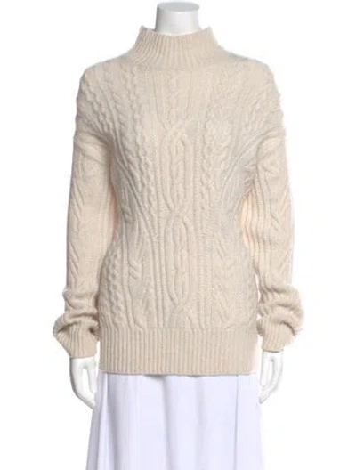 Pre-owned Vince Turtleneck Sweater W/ Tags In Neutral