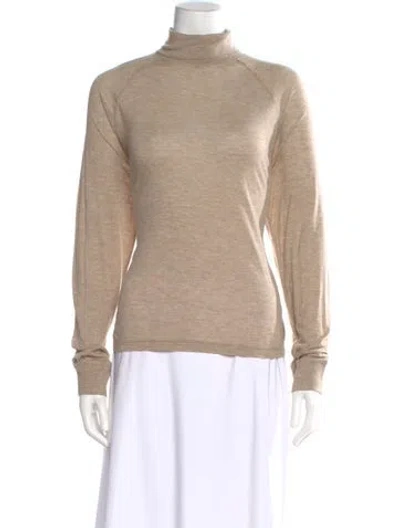 Pre-owned Vince Turtleneck Sweater W/ Tags In Neutral
