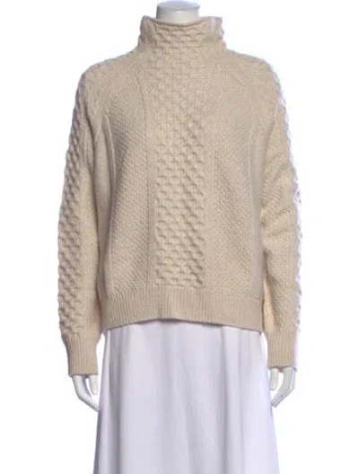 Pre-owned Vince Turtleneck Sweater W/ Tags In Neutrals