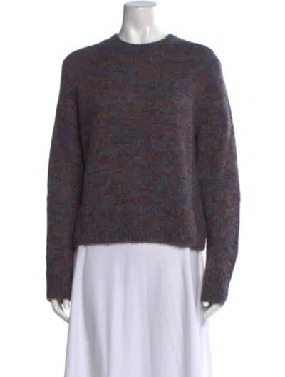 Pre-owned Vince Tweed Pattern Crew Neck Sweater In Multi