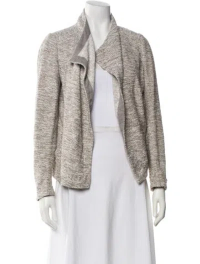 Pre-owned Vince Tweed Pattern Evening Jacket In Neutral