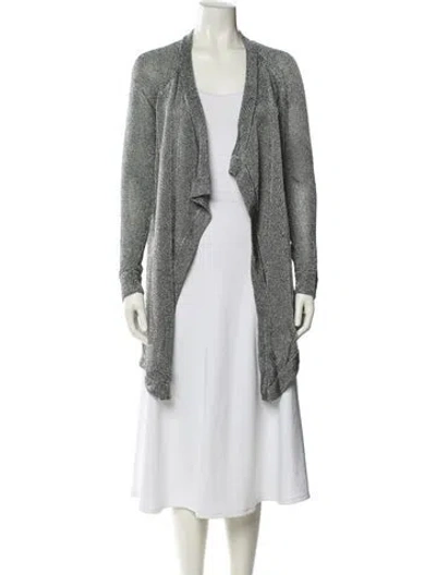 Pre-owned Vince Tweed Pattern Evening Jacket In Silver