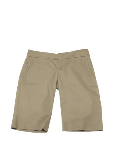 Pre-owned Vince Twill Bermuda Shorts In Neutral