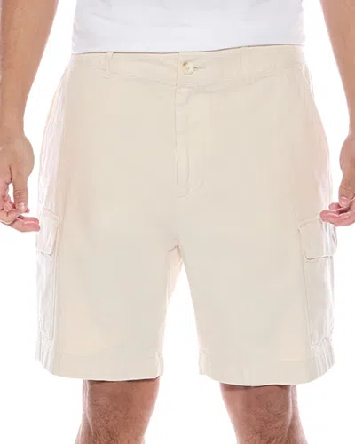 Vince Twill Cargo Short In Deco Cream