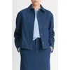 Vince Twill Jacket In Indigo