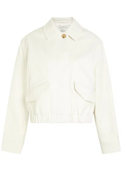Vince Twill Jacket In White