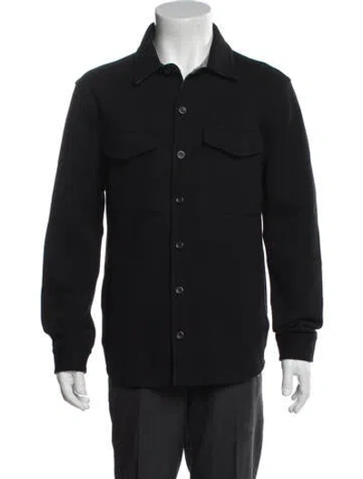 Pre-owned Vince Utility Jacket In Blue