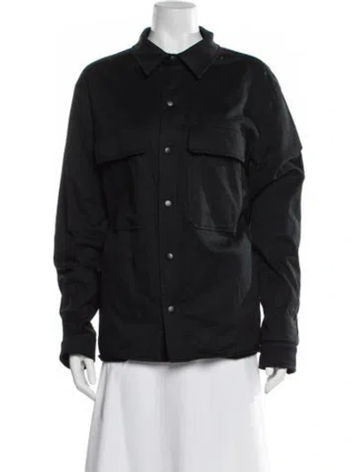Pre-owned Vince Utility Jacket In Blue