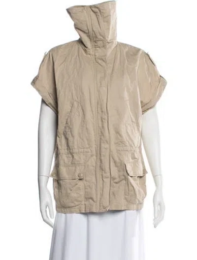 Pre-owned Vince Utility Jacket In Brown