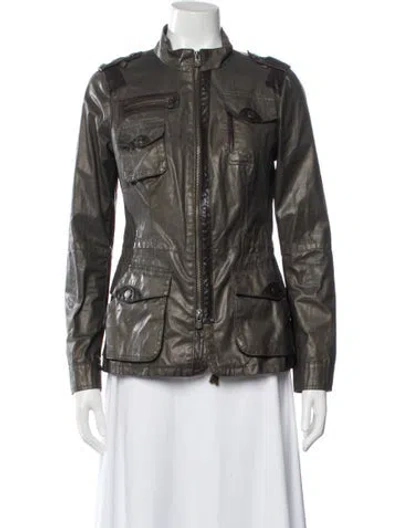 Pre-owned Vince Utility Jacket In Brown