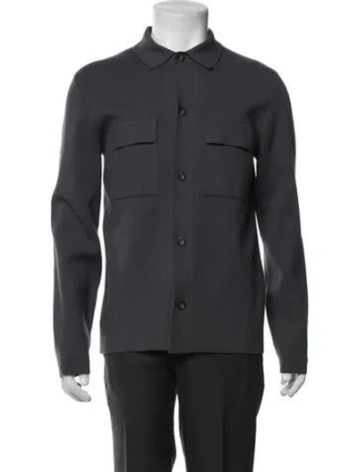 Pre-owned Vince Utility Jacket In Gray