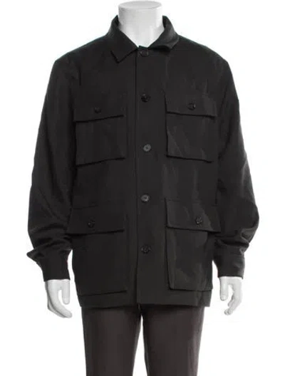 Pre-owned Vince Utility Jacket In Gray
