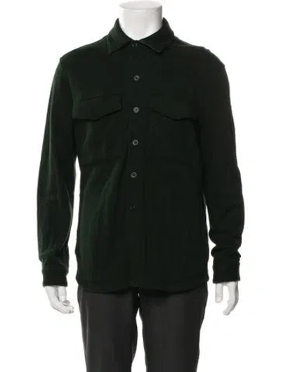 Pre-owned Vince Utility Jacket In Green