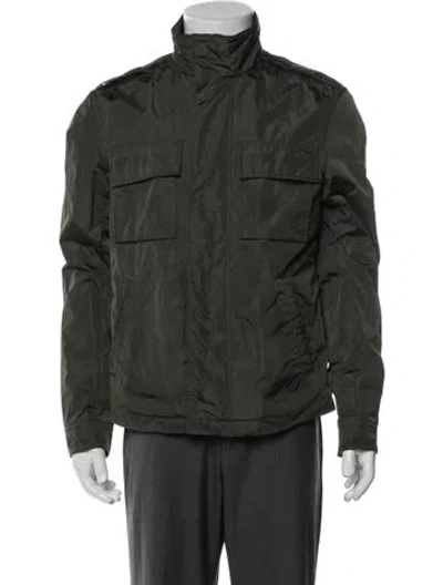 Pre-owned Vince Utility Jacket In Green