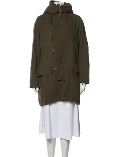 Pre-owned Vince Utility Jacket In Green