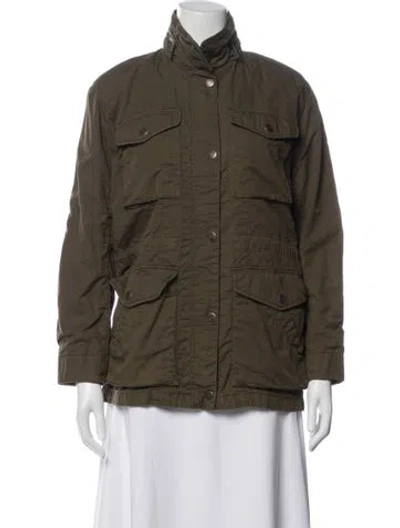 Pre-owned Vince Utility Jacket In Green
