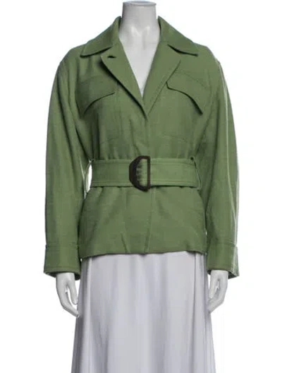Pre-owned Vince Utility Jacket In Green
