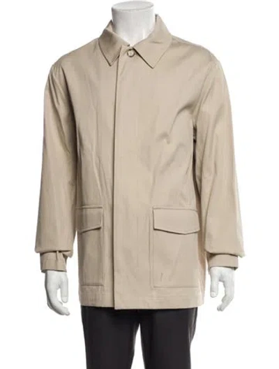 Pre-owned Vince Utility Jacket W/ Tags In Neutral
