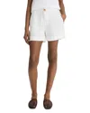 Vince Mid Rise Hemp Short In Off White In Off White