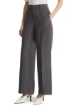 Vince Cotton Low-rise Utility Pant In Pebble