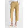 Vince Utility Tab Detail Crop Pants In Brown