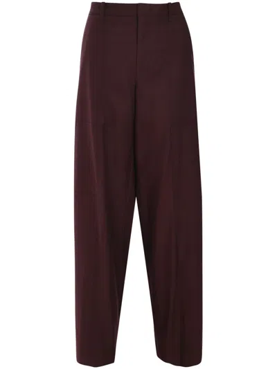 Vince Utility Trousers In Red