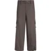 Vince Cotton Low-rise Utility Pant In Pebble In Gray