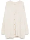 Vince V-neck Cardigan In Neutrals