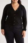 Vince V-neck Cashmere Cardigan In Black