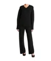 Vince Wool And Cashmere Sweater In Black
