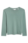 Vince V-neck Sweater In Green