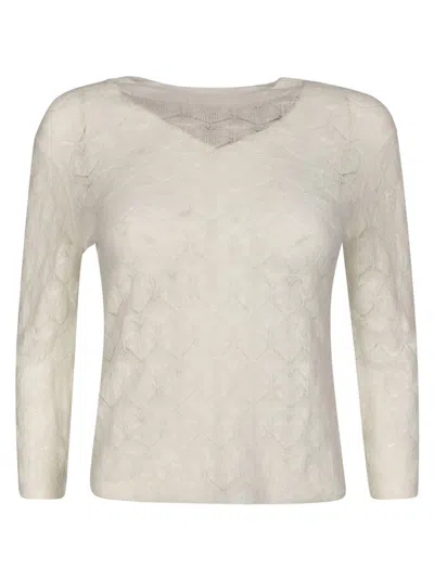 Vince V-neck Sweater In White