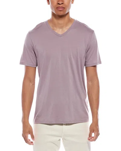 Vince V-neck T-shirt In Pink