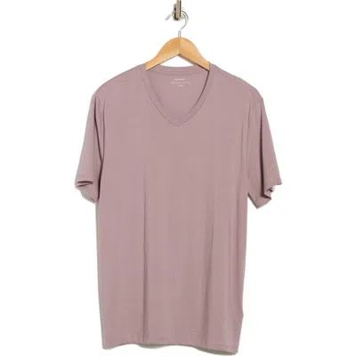 Vince V-neck T-shirt In Purple