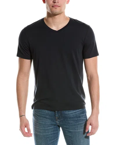 Vince V-neck T-shirt In Black