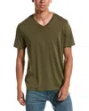 Vince V-neck T-shirt In Green