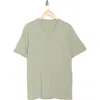 Vince V-neck T-shirt In Dried Cactus
