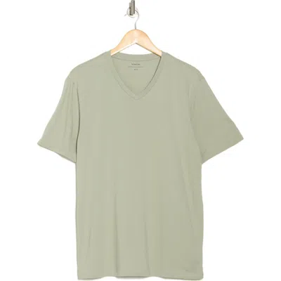 Vince V-neck T-shirt In Dried Cactus